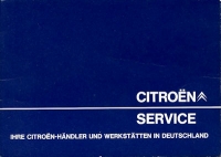 Citroen Service Germany 1978