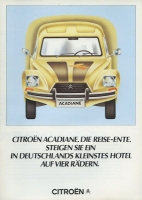 Citroen Acadiane brochure 9.1982