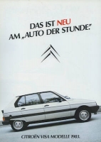 Citroen Visa brochure 6.1983