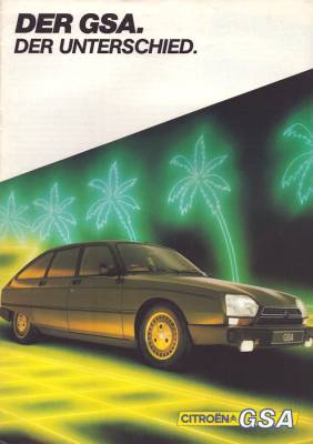 Citroen GSA Prospekt 7.1983
