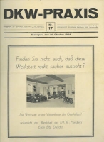 DKW Praxis Nr. 17 Oktober 1934