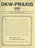 DKW Praxis Nr. 18 Dezember 1934