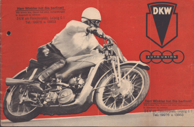 DKW Programm 10.1938