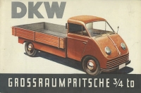 DKW Großraumpritsche Prospekt 12.1950