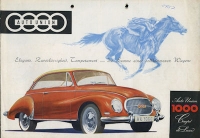 DKW AU 1000 Coupé de Luxe brochure ca. 1957