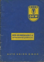 DKW Geländewagen 3=6 (Munga) owner`s manual 2.1957