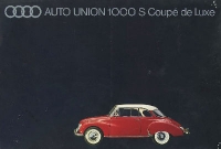 DKW 1000 S Coupé de Luxe brochure ca. 1959