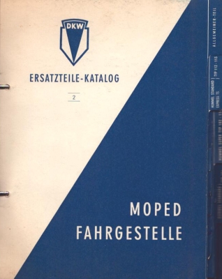 Preview: DKW Moped Fahrgestelle Ersatzteilliste 3.1960 Preview: DKW Moped Fahrgestelle Ersatzteilliste 3.1960