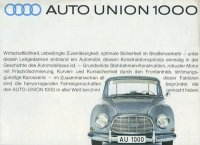 DKW 1000 brochure ca. 1960