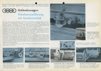 Auto-Union Geländewagen Prospekt 1960er Jahre