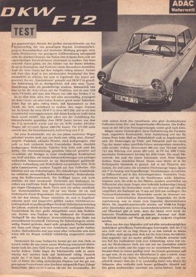 DKW F 12 Test ca. 1963