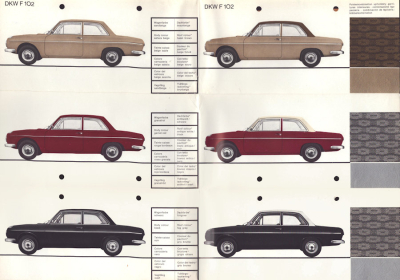 Preview: DKW F 102 Farben 1964