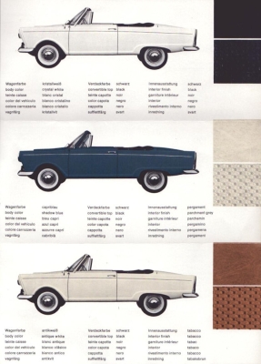 Preview: DKW F 102 Roadster Farben 3.1964