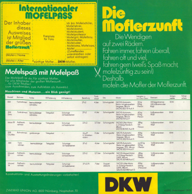 Preview: DKW Mofa Programm 1971