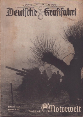 Deutsche Kraftfahrt 1940 Februar