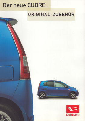 Daihatsu Cuore Zubehör Prospekt 5.2003
