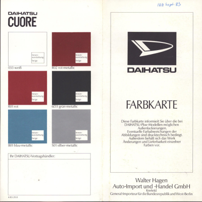 Daihatsu Farben 4.1983