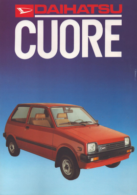 Daihatsu Cuore Prospekt ca. 1984