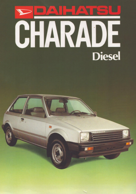 Daihatsu Charade Diesel Prospekt ca. 1984