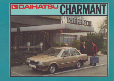 Daihatsu Charmant Prospekt 1980er Jahre