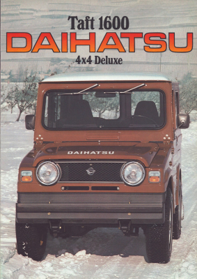 Daihatsu Taft 1600 4x4 Deluxe Prospekt 1980er Jahre