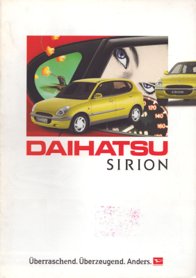 Daihatsu Sirion Prospekt 6.1998