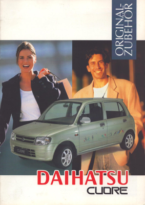 Daihatsu Cuore Zubehör Prospekt 2.1999