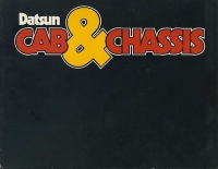 Datsun Cab & Chassis brochure 5.1978