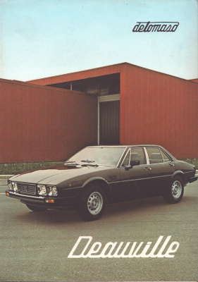 De Tomaso Deauville Prospekt 1970er Jahre