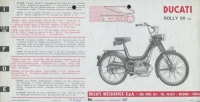 Ducati Rolly 50cc. Prospekt ca. 1966