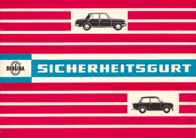 Doblina-Sicherheitsgurte Prospekt 1968