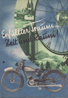 Dürkopp Motorfahrrad M 10 Sport + M 11 Prospekt ca. 1937