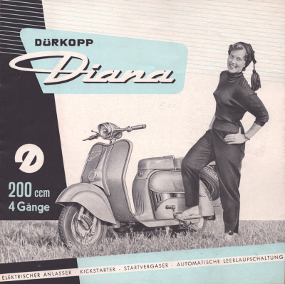 Dürkopp Diana 200ccm Prospekt 5.1955 - Kopie