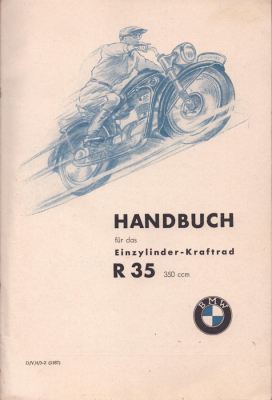 Preview: B(E)MW R 35 Bedienungsanleitung 1.1952