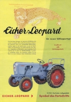 Eicher 15 PS Leopard Schlepper Prospekt 3.1960