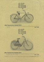 Preview: Elfa Fahrrad Preisliste 1930er Jahre