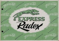 Express Radex 125 Prospekt 1950er Jahre