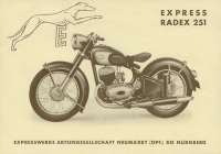 Express Radex 251 brochure 1950s