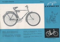 Express Fahrrad Programm ca. 1958/59