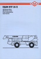 Faun RTF 35-2 Kran Prospekt 1989