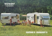 Fendt Saphir S / Diamant S caravan brochure 8.1975