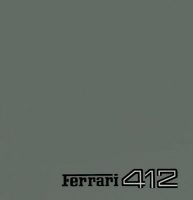 Ferrari 412 brochure 1985