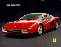 Ferrari Testarossa brochure 1986