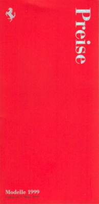 Ferrari Preisliste 3.1999