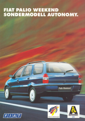 Fiat Palio Weekend Autonomy Prospekt ca. 2001