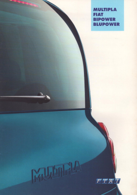 Fiat Multipla Bipower / Blupower Prospekt 1.2003