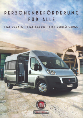 Fiat Ducato / Scudo / Doblo Personenbeförderung Prospekt 7.2007