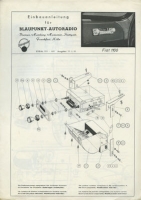 Fiat 1100 Blaupunkt Autoradio 1956