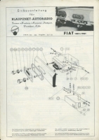 Fiat 1400 B / 1900 B Blaupunkt Autoradio 1956