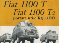 Fiat 1100 T brochure ca. 1957